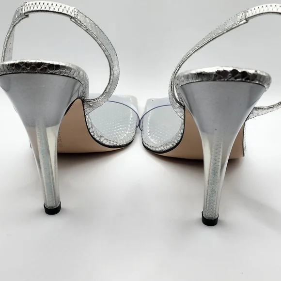 Good american silver snake heels - Picture 4 of 10